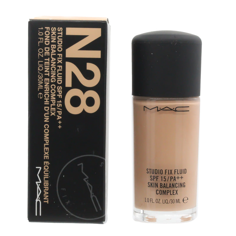MAC Studio Fix Fluid N28 SPF15 Foundation - 30ml