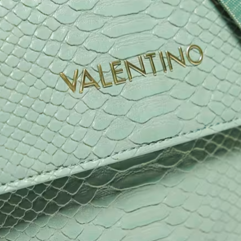 Valentino Women's Handbag Sage Green Snake VBS3XJ02PG44