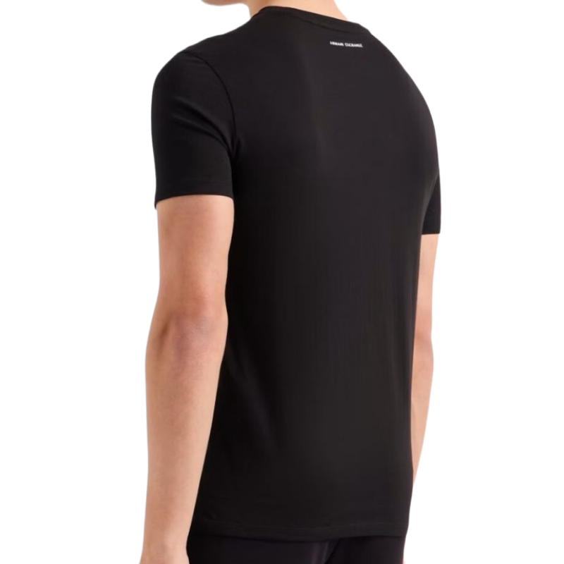 Armani Exchange T-Shirt Z8H4Z Black Slim Fit Large