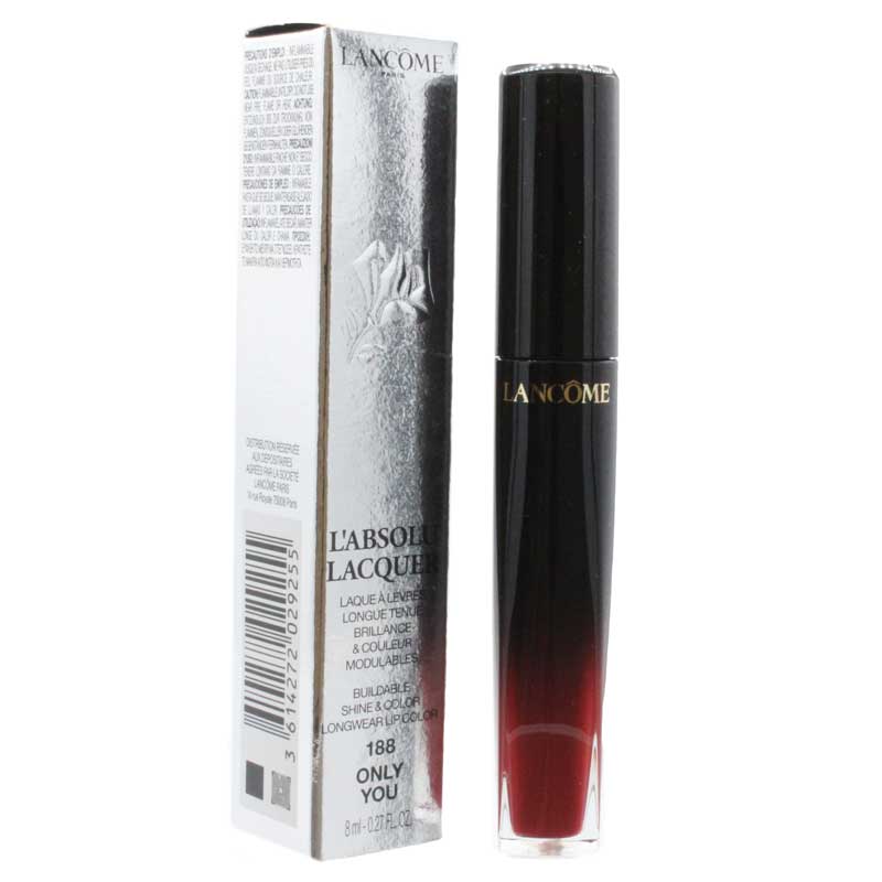 Lancome L'Absolu Lacquer Red Lipstick 188 Only You