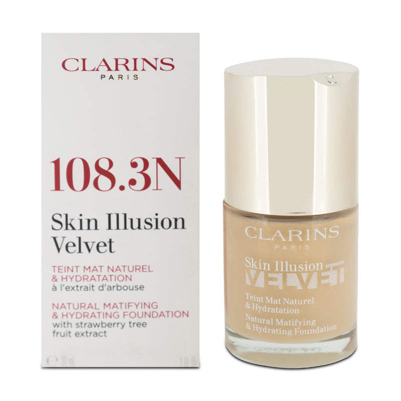 Clarins Skin Illusion Velvet Foundation 108.3N