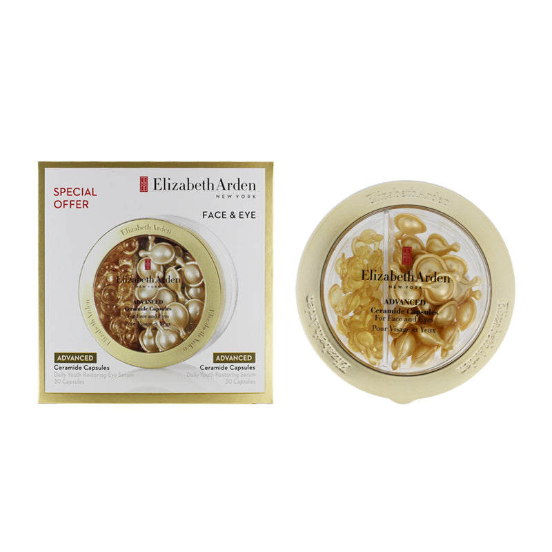 Elizabeth Arden Advanced Ceramide Daily Youth Restoring Serum Face & Eye 60 Capsules