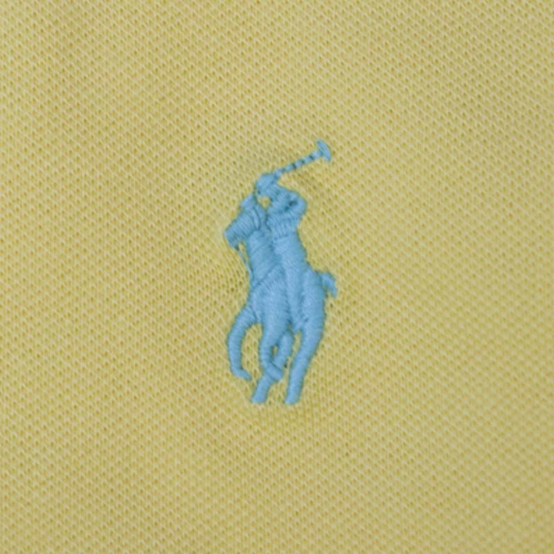 Ralph Lauren Polo Slim Fit Stretch Shirt Yellow Women's