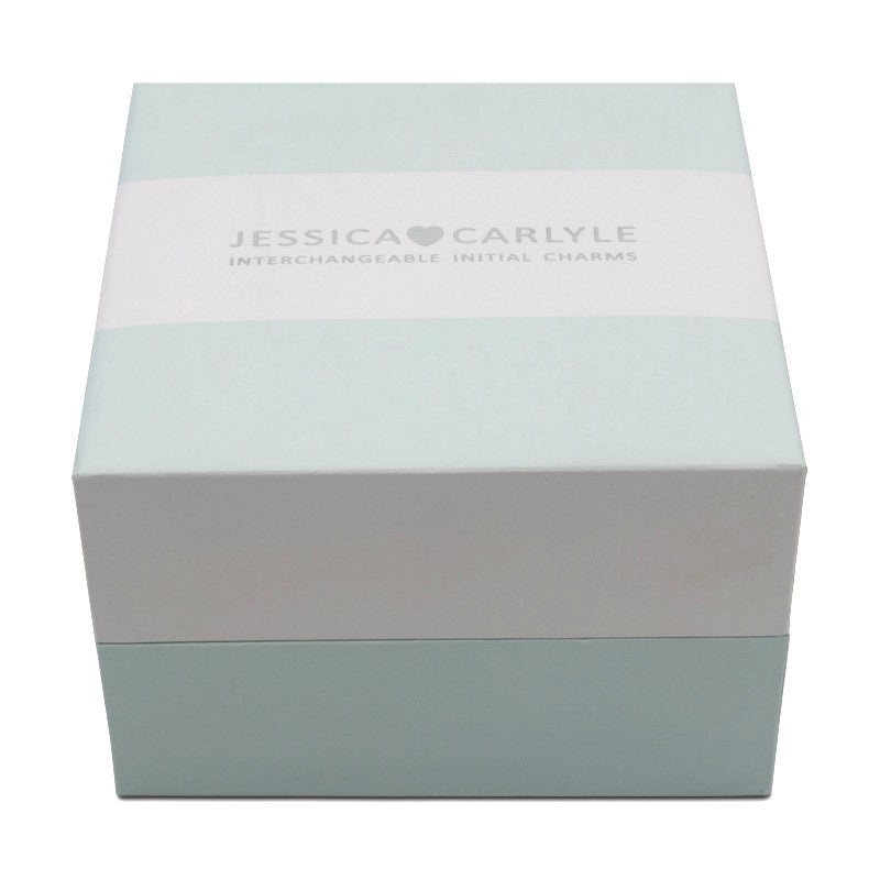 Jessica Carlyle Yellow Gold Ladies Watch & Letter Bracelet Set 1891