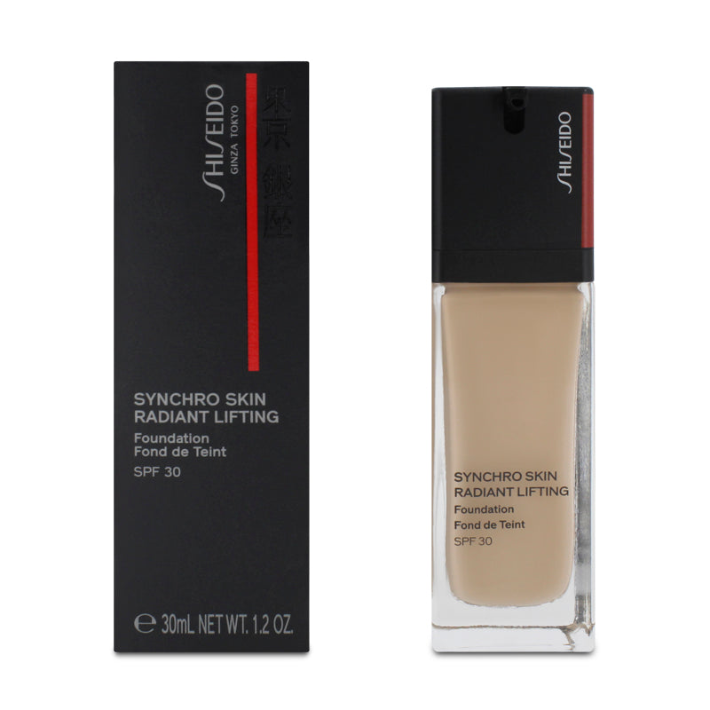 Shiseido Synchro Radiant Lifting Foundation 220 Linen (Blemished Box)