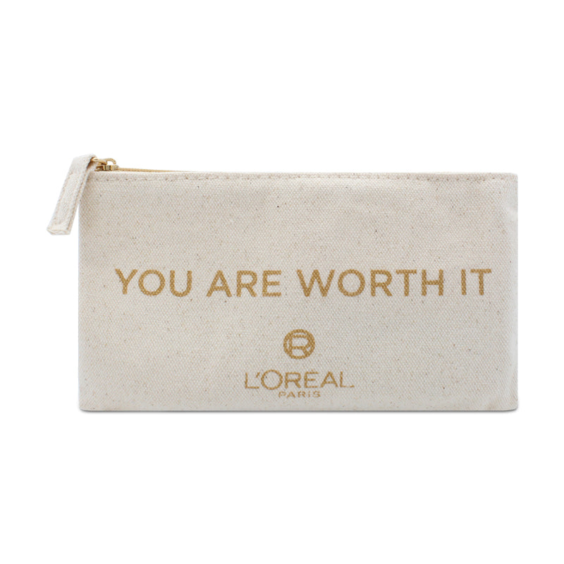 L'Oreal Black Mascara Eyeliner Nude Lipstick 235 Make Up Set (Blemished Box)