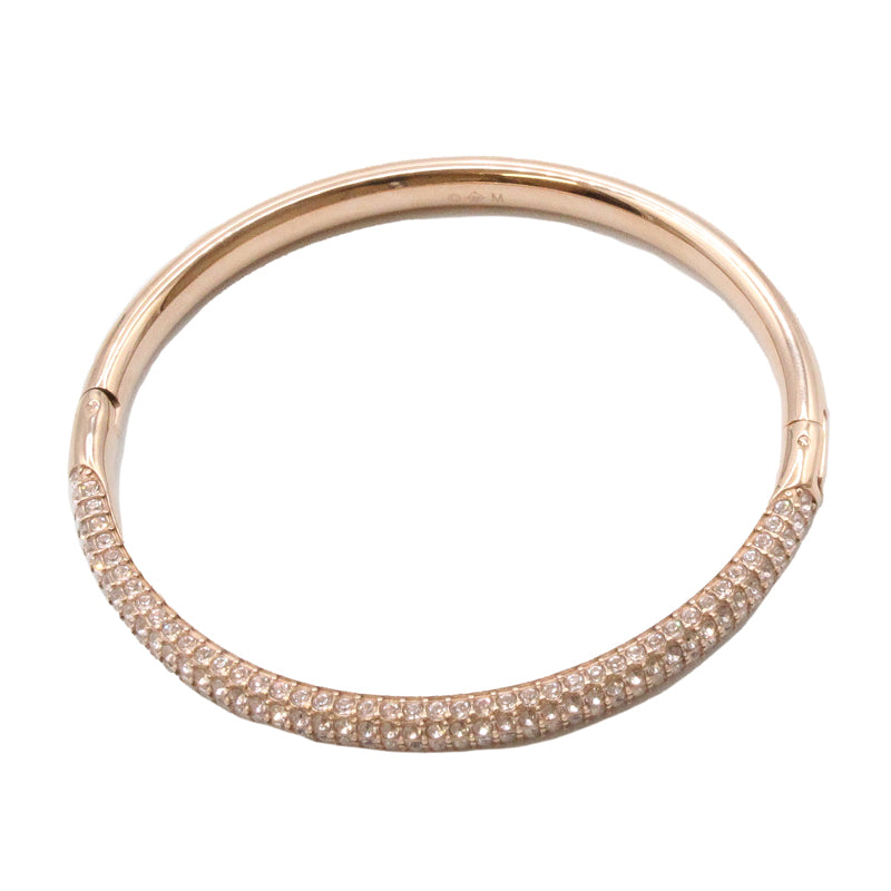 Swarovski Stone Rose Gold Small Bangle Bracelet Shop Now