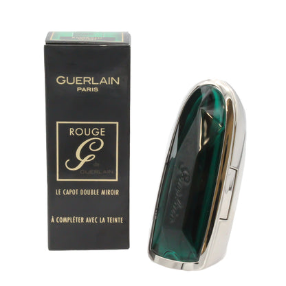 Guerlain Rougue The Double Mirror Lipstick Case Emerald Wish