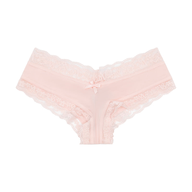 Victoria's Secret Lace Trim Cheeky Knickers - 11153435
