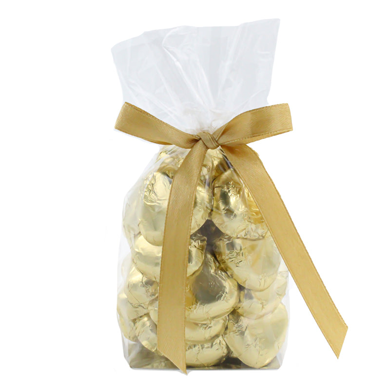 Luxury Swiss Milk Chocolate Gold Hearts 170g