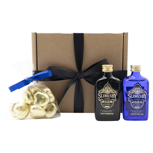 Slingsby London Dry Navy Strength Gin & Truffles Gift Box