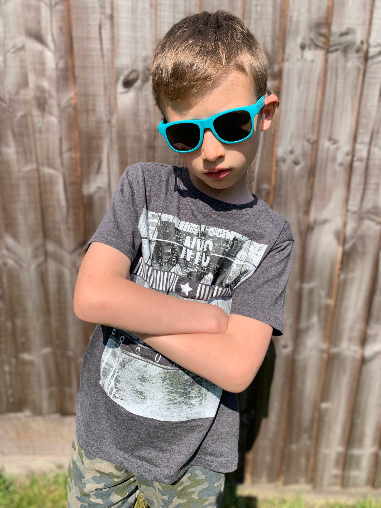 Breo Uptone Sunglasses Aqua Blue For Kids x 2