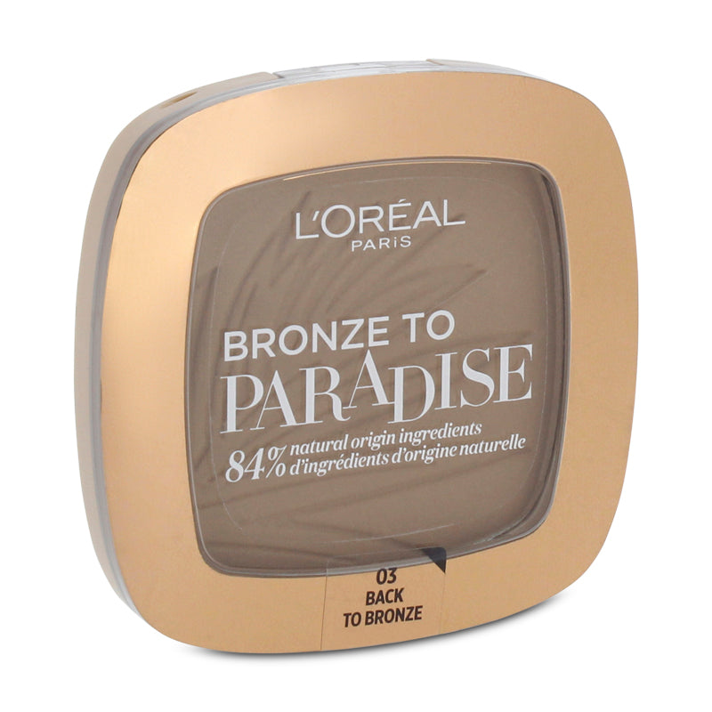 L'Oreal Bronze To Paradise Bronzer, 03 Back To Bronze