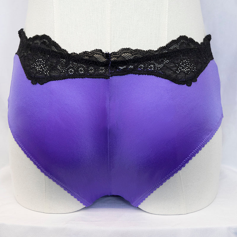 Victoria's Secret Cheeky Knickers Medium Pink & Black & Lip gloss Set