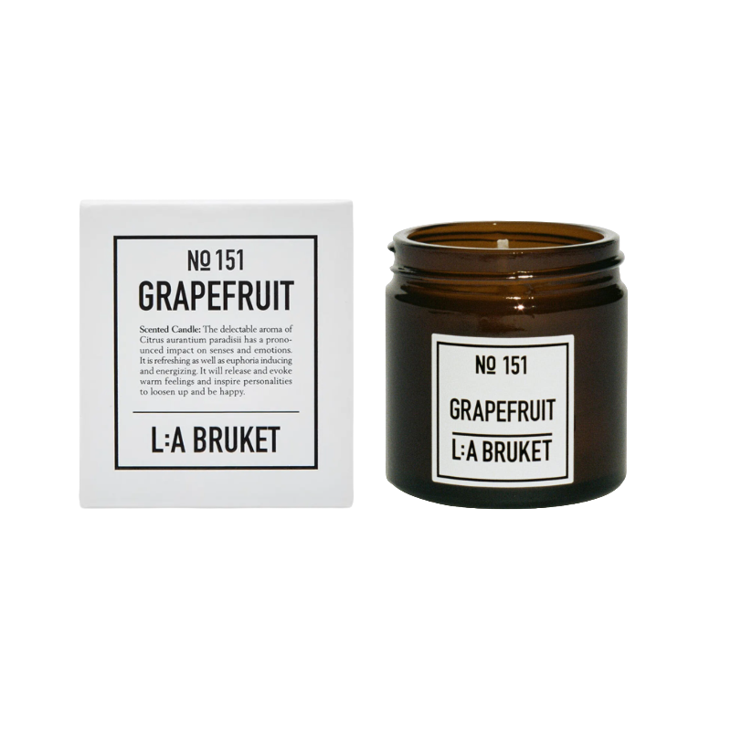L:A Bruket No.151 Grapefruit Scented Candle 50g
