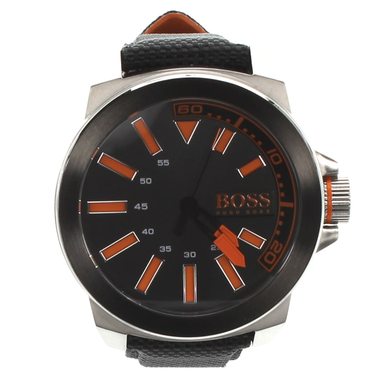 Hugo Boss Men's Watch 1513116 Black Orange