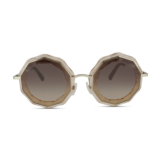 Chloe Full Rim Nylon Frame Women’s Oval Shaped Sunglasses CE160S 724