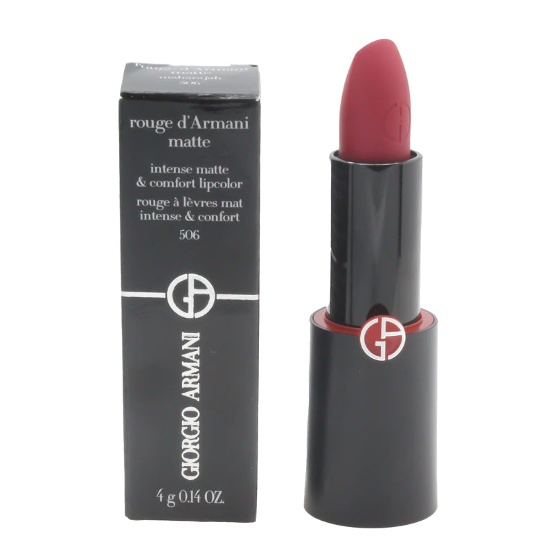 Giorgio Armani Rouge D'Armani Matte Pink Lipstick 506 Maharajah