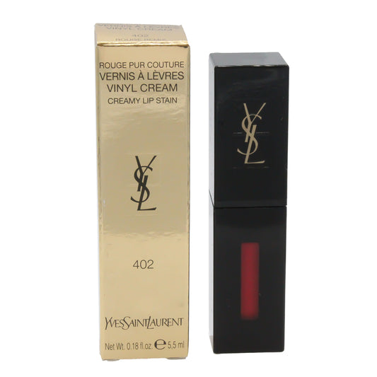 YSL Rouge Pur Couture Red Lip Stain 402 Rouge Remix (Blemished Box)