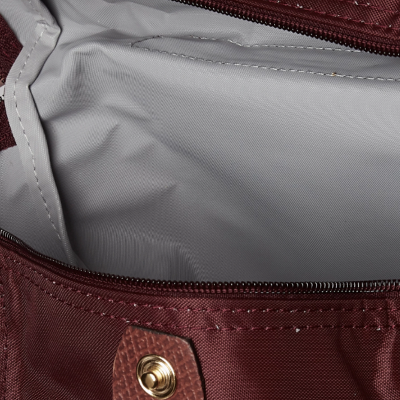 Longchamp Medium Le Pliage Backpack Burgundy