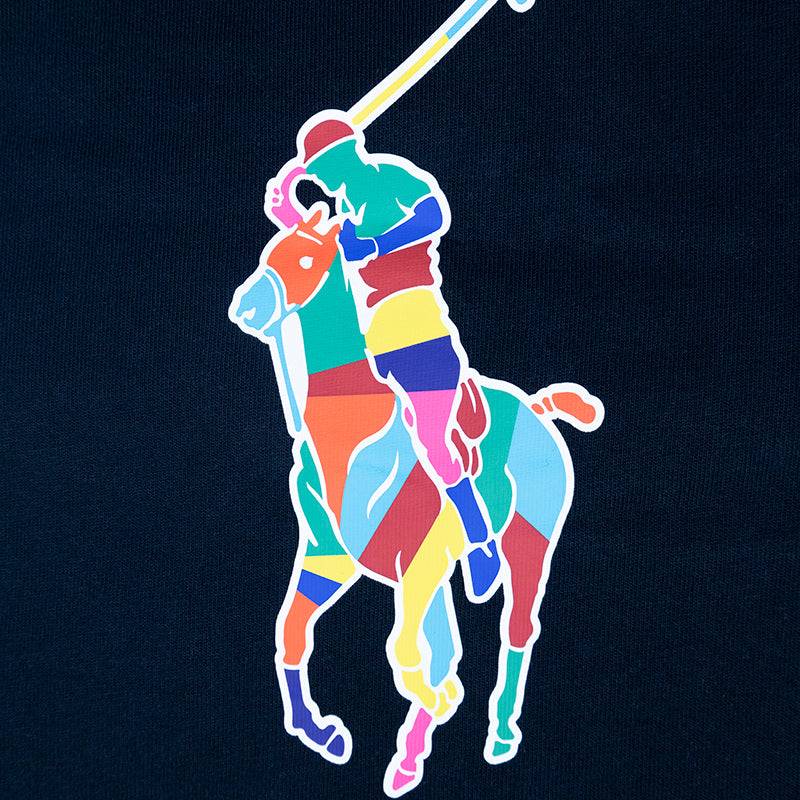 Ralph Lauren Relaxed Fit Big Pony Cotton T-Shirt Black Men's