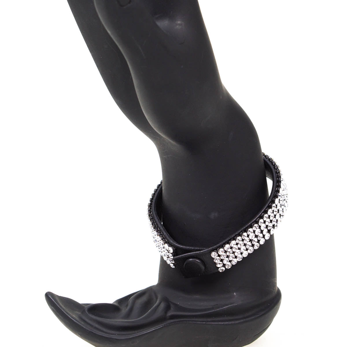 Swarovski Crystal & Leather Bracelet