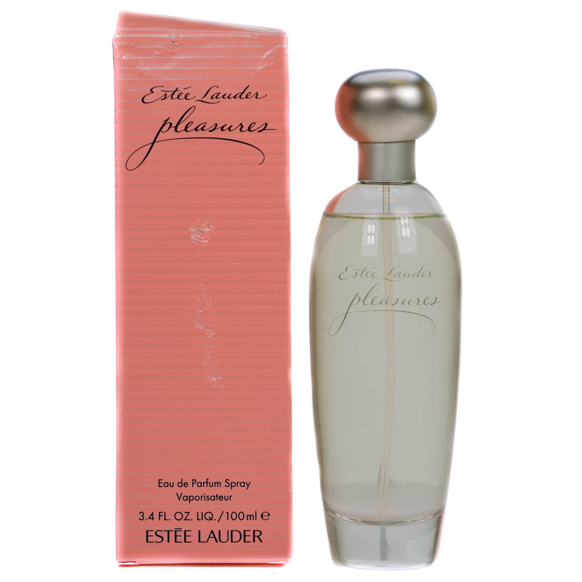 Estee Lauder Pleasures 100ml Eau De Parfum (Blemished Box)