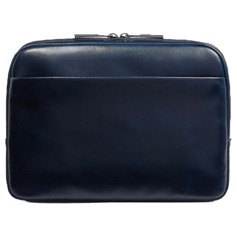 Piquadro Men's Blue Square Crossbody Bag Midnight Blue