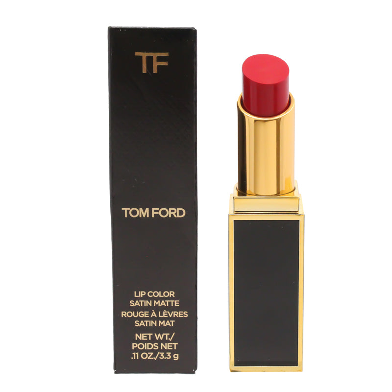 Tom Ford Red Lipstick Lip Colour Satin Matte 12 Scarlet Leather