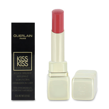 Guerlain Kiss Kiss Shine Bloom Plumping Shine 24H Hydrating Floral Care Lipstick 309 Fresh Coral