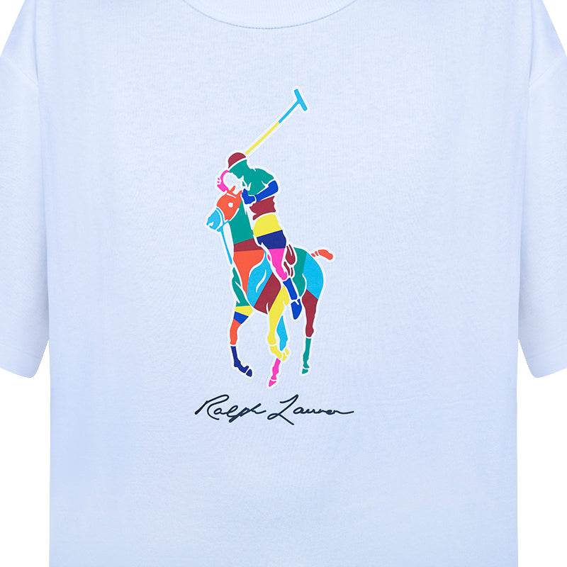 Ralph Lauren Relaxed Fit Big Pony Cotton T-Shirt White Men's