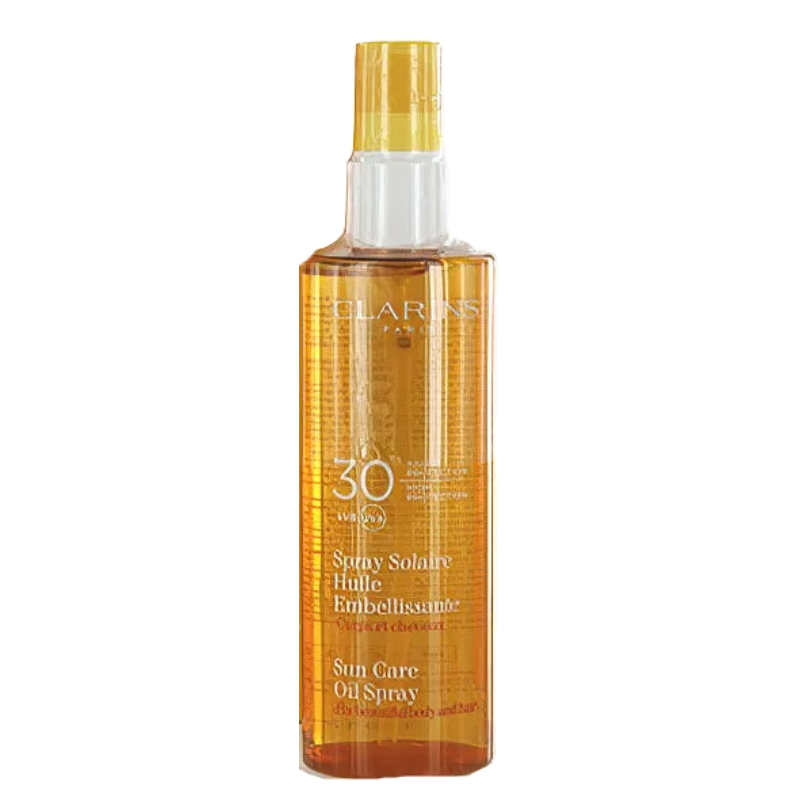 Clarins Sun Care Oil Spray SPF 30 150ml (Blemished Box)