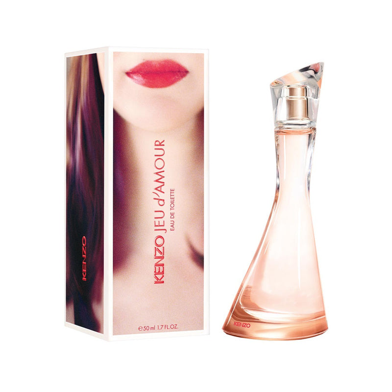 Kenzo Jeu d’Amour Eau De Toilette 50ml bottle and box on a white background