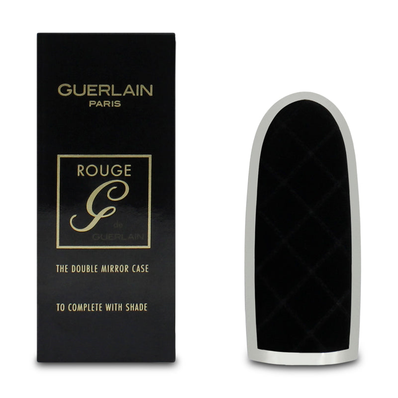 Guerlain Rouge G Black Double Mirror Lipstick Case