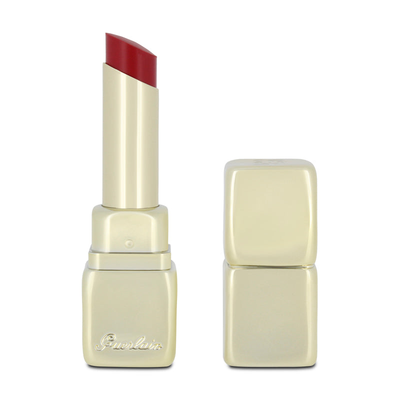 Guerlain Kiss Kiss Shine Bloom Lipstick 709 Petal Red Shade