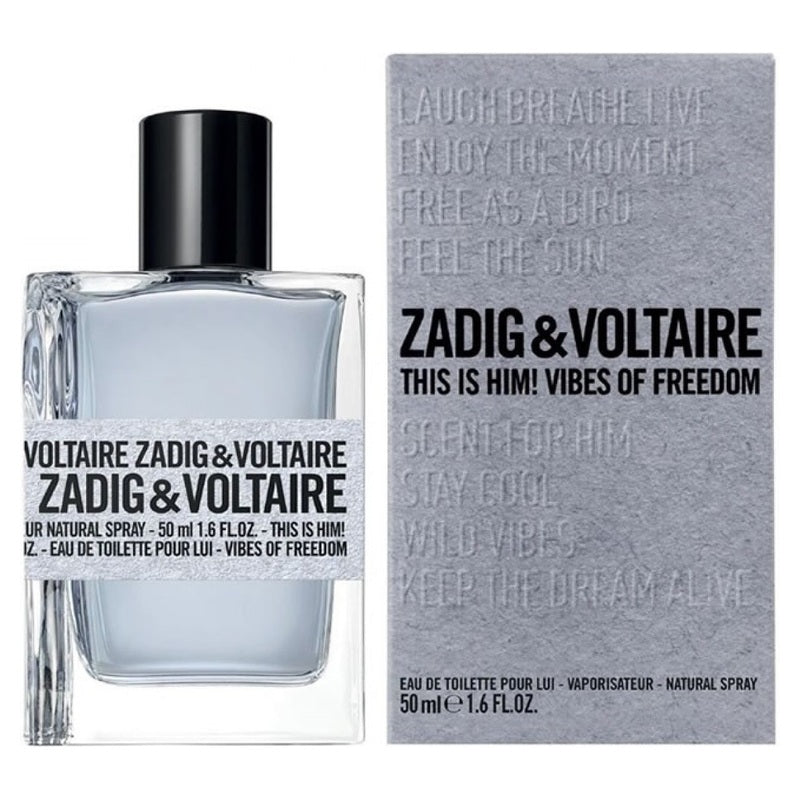 Zadig & Voltaire This Is Him! Vibes Of Freedom Eau De Toilette 50ml