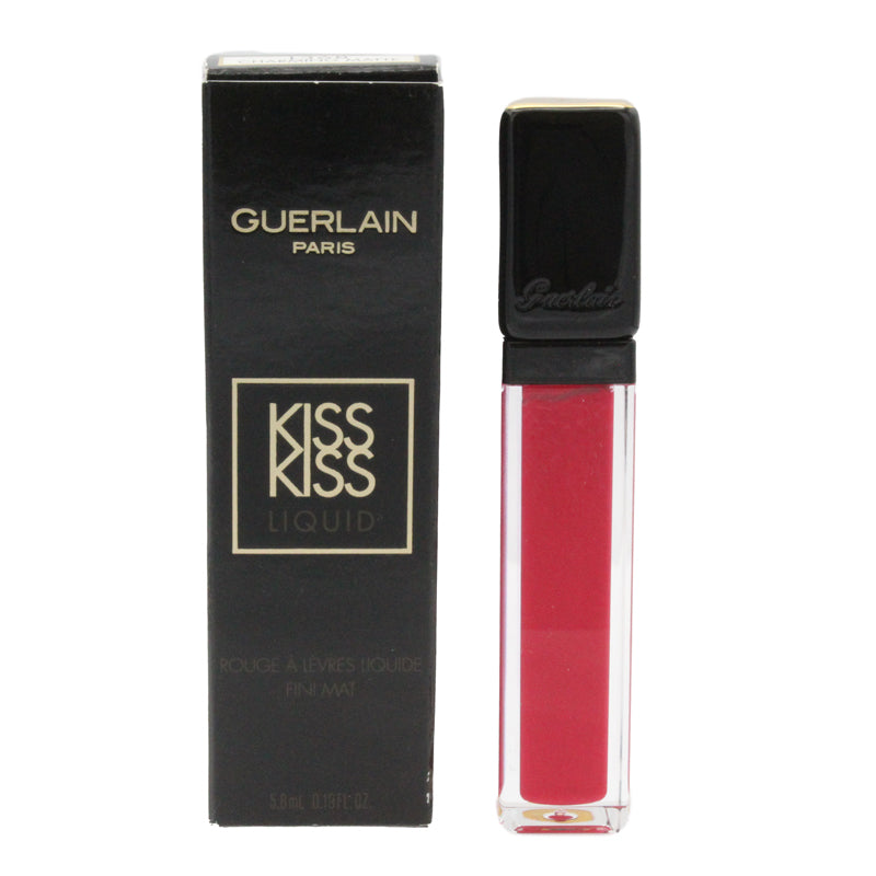 Guerlain Kiss Kiss L368 Charming Matte Red Liquid Lipstick