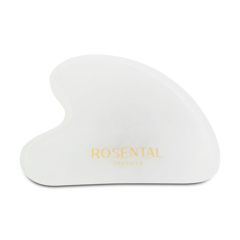 Rosental Organics Mini White Jade Gua Sha Natural Lifting Tool (Blemished Box)