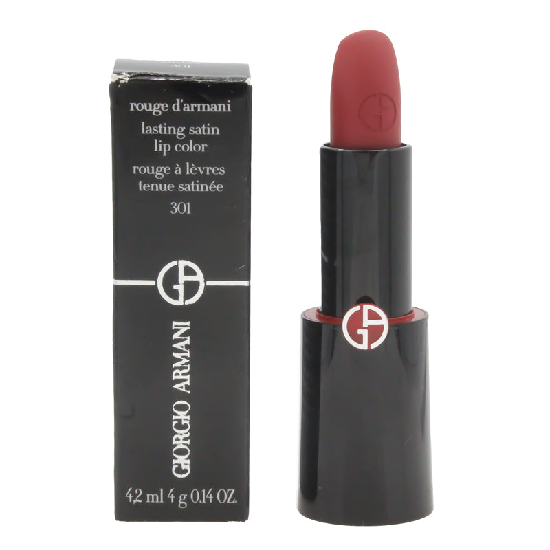 Giorgio Armani Rouge D'Armani Lipstick 301 Amber Satin Nude
