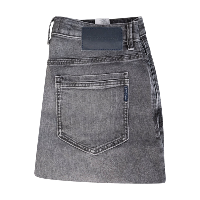 Tom Tailor Men's Regular Slim Denim Shorts Grey