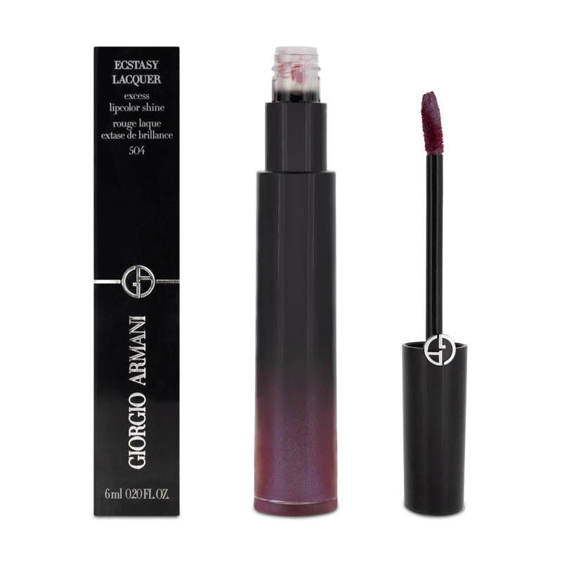 Giorgio Armani Ecstasy Lacquer Shine Lipstick Pink-Out 504