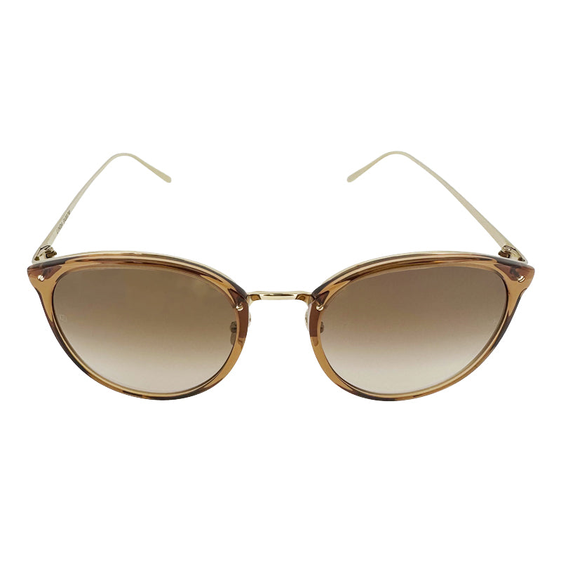 Linda farrow 2024 round sunglasses