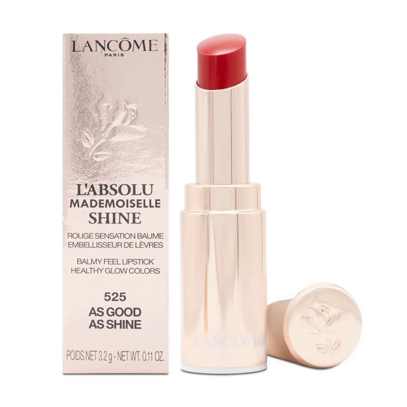 Lancome L'Absolu Shine Red Lipstick 525 As Good As Shine