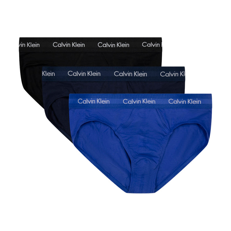 Calvin Klein x 3 Cotton Stretch Hip Briefs Multipack Men's