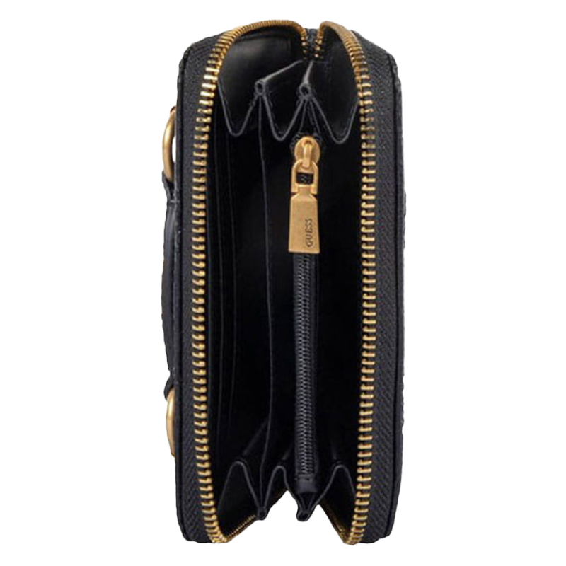 Guess Izzy Peony Women's Wallet Black Logo PD920940