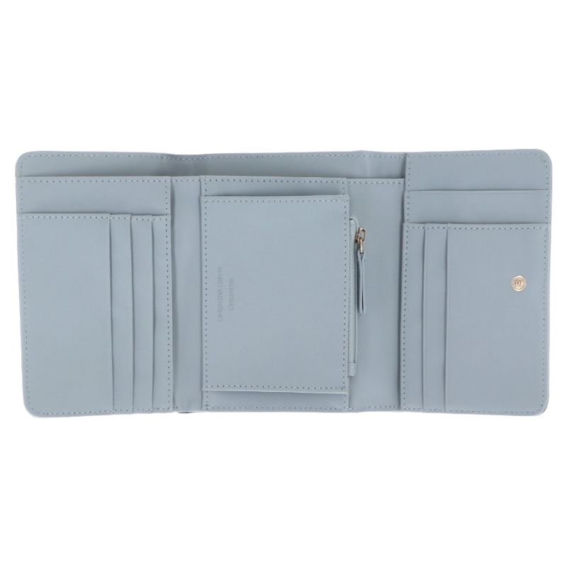 Valentino Zero RE Wallet Polvere Large Pale Blue Women's