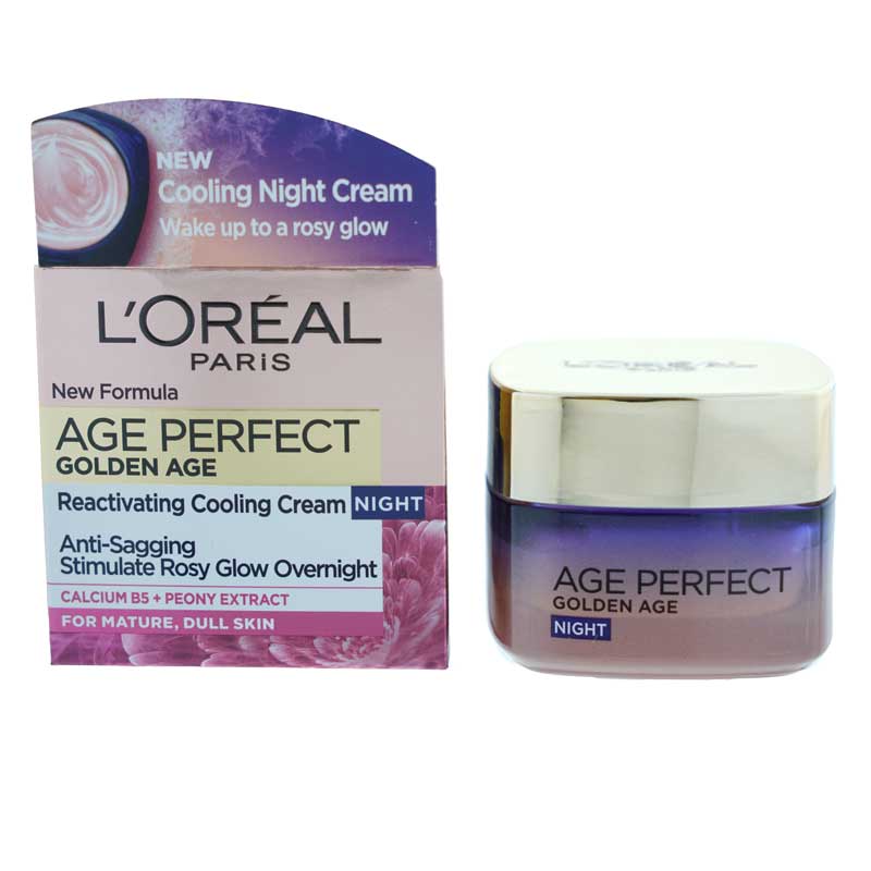 L'Oreal Age Perfect Golden Age Night Cream 50ml Reactivating Cooling