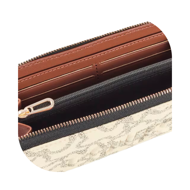 Tous Kaos Icon Print Large Purse Beige