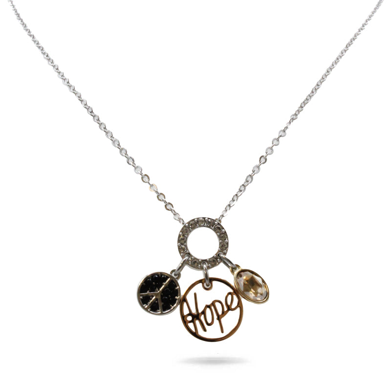 Swarovski Giggles T Collection Silver Necklace