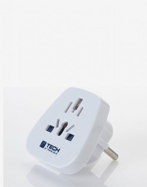 Travel Blue World To Europe Travel Plug Adaptor